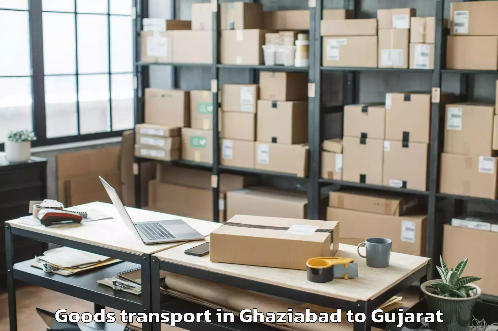 Discover Ghaziabad to Kalavad Goods Transport